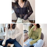 リブニットカーディガン 薄手 羽織 春夏 | Miniministore | 詳細画像2 