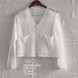 リブニットカーディガン 薄手 羽織 春夏 | Miniministore | 詳細画像3 