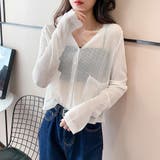 リブニットカーディガン 薄手 羽織 春夏 | Miniministore | 詳細画像5 