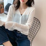 リブニットカーディガン 薄手 羽織 春夏 | Miniministore | 詳細画像6 