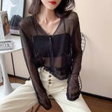 リブニットカーディガン 薄手 羽織 春夏 | Miniministore | 詳細画像8 