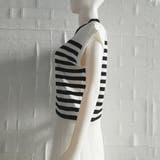 フレンチスリーブサマーニット ボーダー柄 | Miniministore | 詳細画像13 