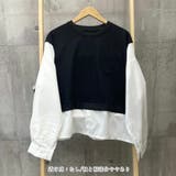 レイヤード風 ドッキングブラウス 韓国風 オフィスカジュアル | Miniministore | 詳細画像3