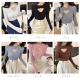 フロントオープンリブニット 韓国風 秋冬 | Miniministore | 詳細画像2 