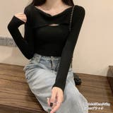 ツイスト リブニットトップス レディース | Miniministore | 詳細画像5 