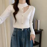 リブニットトップス レディース 韓国風 | Miniministore | 詳細画像4 