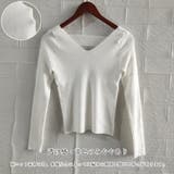 リブニットトップス レディース 韓国風 | Miniministore | 詳細画像3 