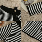 ワンショルダー ボーダー柄ニットトップス | Miniministore | 詳細画像3 