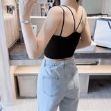 カップ付き インナーキャミソール 韓国風 | Miniministore | 詳細画像6 