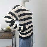 ニットトップス ボーダー柄 リブニット | Miniministore | 詳細画像10
