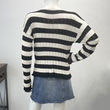 ニットトップス ボーダー柄 リブニット | Miniministore | 詳細画像11