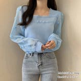 ニットブラウス 袖切り替えニットトップス | Miniministore | 詳細画像6 