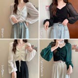 ニットトップス ドローストリング 韓国風 | Miniministore | 詳細画像2