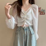 ニットトップス ドローストリング 韓国風 | Miniministore | 詳細画像5