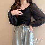 ニットトップス ドローストリング 韓国風 | Miniministore | 詳細画像9