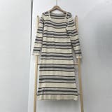 ワンピース ボーダー柄ニットワンピース | Miniministore | 詳細画像4