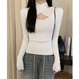 ニットトップス ホルターネックリブニット | Miniministore | 詳細画像1 