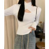 ニットトップス ホルターネックリブニット | Miniministore | 詳細画像2 