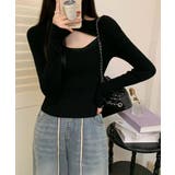 ニットトップス ホルターネックリブニット | Miniministore | 詳細画像4 