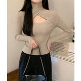 ニットトップス ホルターネックリブニット | Miniministore | 詳細画像7 