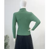 タートルネックニットトップス 袖口ボタン | Miniministore | 詳細画像12 