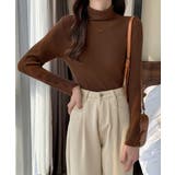 タートルネックニットトップス 袖口ボタン | Miniministore | 詳細画像6 