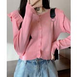 ニットカーディガン ショルダーフリル | Miniministore | 詳細画像7 