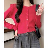 ニットカーディガン ショルダーフリル | Miniministore | 詳細画像8 