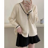 ニットカーディガン 韓国風 秋冬セーター | Miniministore | 詳細画像3 