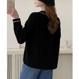 ニットカーディガン 韓国風 秋冬セーター | Miniministore | 詳細画像6 