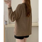 ニットカーディガン 韓国風 秋冬セーター | Miniministore | 詳細画像9 