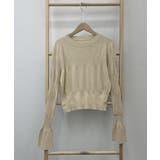 ベルスリーブニットトップス レディース | Miniministore | 詳細画像12 