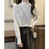 メロウフリル リブニット プチハイネック | Miniministore | 詳細画像2