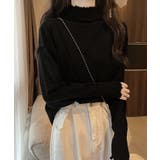 メロウフリル リブニット プチハイネック | Miniministore | 詳細画像4