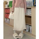 ロングスカート 裾フリンジニットスカート | Miniministore | 詳細画像4 