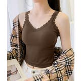 タンクトップ カップ付き 無地インナー | Miniministore | 詳細画像6