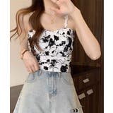 パッド付きキャミソールバックシャーリング | Miniministore | 詳細画像6 