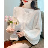 ドルマンニット リブニットトップス 秋冬 | Miniministore | 詳細画像5 