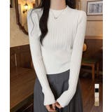 秋冬 ニットトップス レディースきれいめ | Miniministore | 詳細画像1 