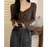 ニットトップス レディース リボン付き | Miniministore | 詳細画像8 