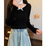 リブニットトップス レディース きれいめ | Miniministore | 詳細画像6 