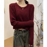 リブニット トップス きれいめ 長袖 | Miniministore | 詳細画像2 