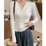 カーディガン vネック レディース韓国風 | Miniministore | 詳細画像1 