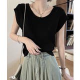 フレンチスリーブ サマーニット 韓国風 | Miniministore | 詳細画像2