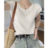 フレンチスリーブ サマーニット 韓国風 | Miniministore | 詳細画像3