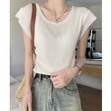 フレンチスリーブ サマーニット 韓国風 | Miniministore | 詳細画像4