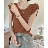 フレンチスリーブ サマーニット 韓国風 | Miniministore | 詳細画像6