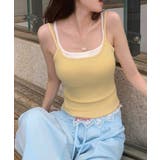 カップ付きキャミソール ブラトップ韓国風 | Miniministore | 詳細画像3