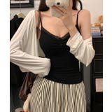 レース切替キャミソールパッド付きインナー | Miniministore | 詳細画像3