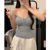 レース切替キャミソールパッド付きインナー | Miniministore | 詳細画像7